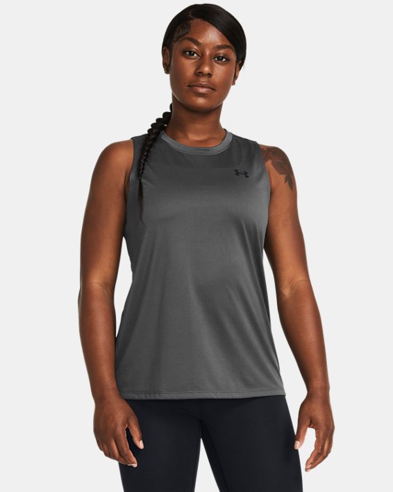 เสื้อกล้าม UA Tech™ สำหรับผู้หญิง in Gray image number 0